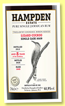 Hampden 8 yo 'OWH' (61.9%, OB for Whisky Live Singapore 2021, Jamaica, cask #669, 2020) Hampden 8 yo 'OWH' (61.9%, OB for Whisky Live Singapore 2021, Jamaica, cask #669, 2020)