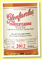 Glenfarclas 10 yo 2012/2022 (60.9%, OB, Family Casks, for LMDW, Collection Antipodes, sherry hogshead, cask #2584, 300 bottles) Glenfarclas 10 yo 2012/2022 (60.9%, OB, Family Casks, for LMDW, Collection Antipodes, sherry hogshead, cask #2584, 300 bottles)