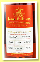 Jean Fillioux 1955+1960/2022 (45.5%, Wu Dram Clan & Kirsch Import, Grande Champagne, 354 bottles) Jean Fillioux 1955+1960/2022 (45.5%, Wu Dram Clan & Kirsch Import, Grande Champagne, 354 bottles)