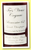 Vallein Tercinier 60 yo 'Rencontre 62' (42.6%, Jack Tar & Lux Coin, single dame jeanne, 100 bottles, 2022) Vallein Tercinier 60 yo 'Rencontre 62' (42.6%, Jack Tar & Lux Coin, single dame jeanne, 100 bottles, 2022)