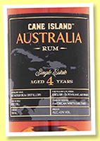 Benleigh 4 yo (43%, Cane Island, Australia, +/-2021) Benleigh 4 yo (43%, Cane Island, Australia, +/-2021)