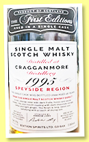 Cragganmore 26 yo 1995/2022 (54.7%, Hunter Laing, First Editions, sherry butt, cask #HL 19521, 590 bottles) Cragganmore 26 yo 1995/2022 (54.7%, Hunter Laing, First Editions, sherry butt, cask #HL 19521, 590 bottles)
