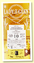 Longmorn 10 yo 2011/2022 (55.8%, Lady Of The Glen, cask #974, 1st fill bourbon barrel, 246 bottles) Longmorn 10 yo 2011/2022 (55.8%, Lady Of The Glen, cask #974, 1st fill bourbon barrel, 246 bottles)
