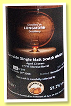Longmorn 13 yo 2008/2021 (55.2%, Fadandel, 1st fill oloroso sherry barrel, cask #1227, 197 bottles) Longmorn 13 yo 2008/2021 (55.2%, Fadandel, 1st fill oloroso sherry barrel, cask #1227, 197 bottles)