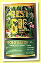 Micro-Batch #1 13 yo (58.7%, Rest & Be Thankful, Jamaica, 1,182 bottles, 2022) Micro-Batch #1 13 yo (58.7%, Rest & Be Thankful, Jamaica, 1,182 bottles, 2022)