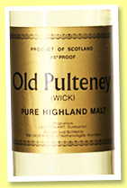 Old Pulteney (85° UK proof, Cadenhead, 26? fl.Ozs, 1960s) Old Pulteney (85° UK proof, Cadenhead, 26? fl.Ozs, 1960s)