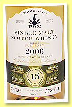 Pulteney 15 yo 2006/2021 (57.8%, The Whisky Cask Company, bourbon hogshead, cask #52, 284 bottles) Pulteney 15 yo 2006/2021 (57.8%, The Whisky Cask Company, bourbon hogshead, cask #52, 284 bottles)