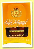 San Miguel 'Extra Anejo – Solera 1952' (43%, OB, Ecuador, +/-2022) San Miguel 'Extra Anejo – Solera 1952' (43%, OB, Ecuador, +/-2022)