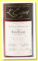 Ten Cane 2008/2022 (63.4%, L'Esprit, Trinidad, cask #BB 12, 264 bottles) Ten Cane 2008/2022 (63.4%, L'Esprit, Trinidad, cask #BB 12, 264 bottles)