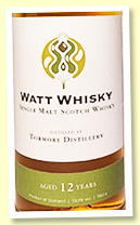 Tormore 12 yo 2010/2022 (59.3%, Watt Whisky, rested in a rye barrel for 14 months, 222 bottles) Tormore 12 yo 2010/2022 (59.3%, Watt Whisky, rested in a rye barrel for 14 months, 222 bottles)