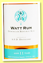A.F.D. 11 yo 2010/2022 (57.1%, Watt Rum, Dominican Republic, 264 bottles) A.F.D. 11 yo 2010/2022 (57.1%, Watt Rum, Dominican Republic, 264 bottles)
