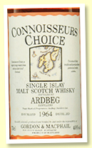 Ardbeg 1964/1996 (40%, Gordon & MacPhail 'Connoisseur's Choice') Ardbeg 1964/1996 (40%, Gordon & MacPhail 'Connoisseur's Choice')