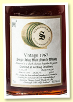 Ardbeg 30 yo 1967/1997 (50.3%, Signatory Vintage for USA, cask #1141, oloroso sherry butt, 510 bottles) Ardbeg 30 yo 1967/1997 (50.3%, Signatory Vintage for USA, cask #1141, oloroso sherry butt, 510 bottles)