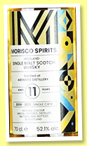 Ardmore 11 yo (52.1%, Morisco Spirits, Koval bourbon barrel, +/-2021) Ardmore 11 yo (52.1%, Morisco Spirits, Koval bourbon barrel, +/-2021)