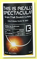 Ardmore 13 yo 2008/2022 (56%, The Whisky Barrel, This IS Really Spectacular, ex-Laphroaig cask, cask #TWB1031, 135 bottles) Ardmore 13 yo 2008/2022 (56%, The Whisky Barrel, This IS Really Spectacular, ex-Laphroaig cask, cask #TWB1031, 135 bottles)