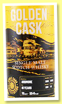 Ardmore 16 yo 2000/2016 (55.8%, Golden Cask, cask #CM231, 80 bottles) Ardmore 16 yo 2000/2016 (55.8%, Golden Cask, cask #CM231, 80 bottles)