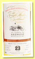 Ardmore 23 yo 1997/2021 (55.1%, The Single Malts of Scotland, hogshead, cask #901281, 238 bottles) Ardmore 23 yo 1997/2021 (55.1%, The Single Malts of Scotland, hogshead, cask #901281, 238 bottles)