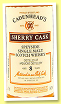 Ardmore 8 yo 2010/2019 (54.2%, Cadenhead, sherry hogshead, 222 bottles) Ardmore 8 yo 2010/2019 (54.2%, Cadenhead, sherry hogshead, 222 bottles)
