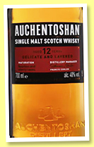 Auchentoshan 12 yo (40%, OB, +/-2022) Auchentoshan 12 yo (40%, OB, +/-2022)