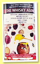 Bunnahabhain 12 yo 2009/2021 (53.7%, The Whisky Agency, butt, 268 bottles) Bunnahabhain 12 yo 2009/2021 (53.7%, The Whisky Agency, butt, 268 bottles)