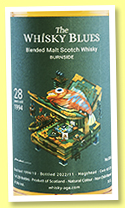 Burnside 28 yo 1994/2022 (47.8%, The Whisky Blues, blended malt, cask #5139, hogshead, 229 bottles) Burnside 28 yo 1994/2022 (47.8%, The Whisky Blues, blended malt, cask #5139, hogshead, 229 bottles)