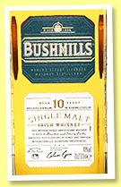 Bushmills 10 yo (40%, OB, Irish single malt, +/-2022) Bushmills 10 yo (40%, OB, Irish single malt, +/-2022)
