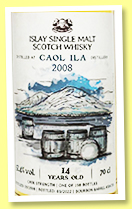 Caol Ila 14 yo 2008/2022 (52.4%, Wu Dram Clan, bourbon barrel, cask #304738, 198 bottles) Caol Ila 14 yo 2008/2022 (52.4%, Wu Dram Clan, bourbon barrel, cask #304738, 198 bottles)