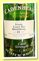 Caol Ila 21 yo 1974/1995 (58.2%, Cadenhead, Authentic Collection) Caol Ila 21 yo 1974/1995 (58.2%, Cadenhead, Authentic Collection)
