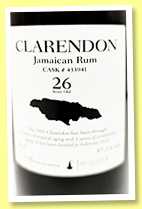 Clarendon 26 yo 1995/2022 (57.1%, The Auld Alliance and Precious Liquors, Jamaica, cask #433941) Clarendon 26 yo 1995/2022 (57.1%, The Auld Alliance and Precious Liquors, Jamaica, cask #433941)