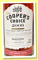 Deanston 11 yo 2009/2021 'Port Wood Finish' (51%, The Cooper's Choice, cask #3211, 252 bottles) Deanston 11 yo 2009/2021 'Port Wood Finish' (51%, The Cooper's Choice, cask #3211, 252 bottles)
