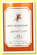 Domaine Labiette Castille 'V.S.' (40%, OB, Bas-Armagnac, +/-2020) Domaine Labiette Castille 'V.S.' (40%, OB, Bas-Armagnac, +/-2020)