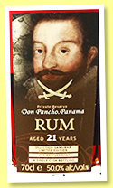 Don Pancho 21 yo 1996/2017 (50%, Sansibar for Slainte, Panama, 285 bottles) Don Pancho 21 yo 1996/2017 (50%, Sansibar for Slainte, Panama, 285 bottles)
