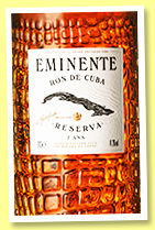 Eminente 7 yo 'Reserva' (41.3%, OB, Cuba, 2022) Eminente 7 yo 'Reserva' (41.3%, OB, Cuba, 2022)