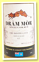 Fiji 18 yo 2004/2022 (58%, Dram Mor, ex-bourbon, cask #1789, 285 bottles) Fiji 18 yo 2004/2022 (58%, Dram Mor, ex-bourbon, cask #1789, 285 bottles)