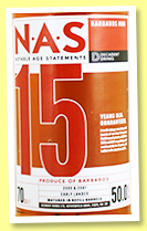 Foursquare 15 yo 2005+2007/2022 'NAS' (50%, Decadent Drinks, Barbados, early landed, refill barrels) Foursquare 15 yo 2005+2007/2022 'NAS' (50%, Decadent Drinks, Barbados, early landed, refill barrels)