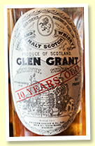 Glen Grant 10 yo (80 proof, Andrew Collie & Co Ltd, circa 1960)
Glen Grant 10 yo (80 proof, Andrew Collie & Co Ltd, circa 1960)