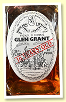 Glen Grant 10 yo (70 proof, OB, 1960s)
Glen Grant 10 yo (70 proof, OB, 1960s)