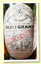 Glen Grant 25 yo 1953 (86 US proof, Stuart MacNair & Co Ltd, John Gross Import USA)
Glen Grant 25 yo 1953 (86 US proof, Stuart MacNair & Co Ltd, John Gross Import USA)