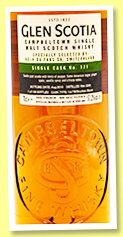 Glen Scotia 2009/2019 (57.2%, OB for Acla da Fans, 1st fill bourbon, cash #171, 128 bottles) Glen Scotia 2009/2019 (57.2%, OB for Acla da Fans, 1st fill bourbon, cash #171, 128 bottles)