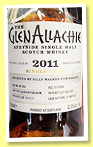 Glenallachie 10 yo 2011/2022 (62.5%, OB, for France, oloroso puncheon, cask #801059, 731 bottles) Glenallachie 10 yo 2011/2022 (62.5%, OB, for France, oloroso puncheon, cask #801059, 731 bottles)