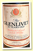 Glenlivet 12 yo (43%, OB, Baretto import Italy, -/+1974)
Glenlivet 12 yo (43%, OB, Baretto import Italy, -/+1974)