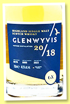 Glenwyvis 2018/2022 (46.5%, OB, bourbon and refill oloroso hogshead, batch #2/18, 8,000 bottles) Glenwyvis 2018/2022 (46.5%, OB, bourbon and refill oloroso hogshead, batch #2/18, 8,000 bottles)