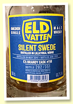 Grythyttan 7 yo 2011/2018 (60.7%, Svenska Eldvatten 'Silent Swede', cask #118, ex-Brandy cask, 351 bottles) Grythyttan 7 yo 2011/2018 (60.7%, Svenska Eldvatten 'Silent Swede', cask #118, ex-Brandy cask, 351 bottles)
