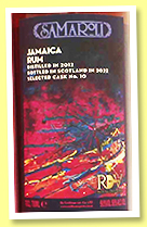 Hampden 2012/2022 'HLCF' (59.5%, Samaroli, cask #10) Hampden 2012/2022 'HLCF' (59.5%, Samaroli, cask #10)