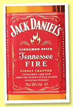 Jack Daniel's 'Tennessee Fire' (35%, OB, USA, Cinnamon Liqueur, +/-2022) Jack Daniel's 'Tennessee Fire' (35%, OB, USA, Cinnamon Liqueur, +/-2022)