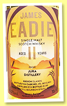 Jura 11 yo 2011/2022 (46%, James Eadie, Small Batch, casks #451, 883, 884, first fill and refill bourbon barrels, 944 bottles) Jura 11 yo 2011/2022 (46%, James Eadie, Small Batch, casks #451, 883, 884, first fill and refill bourbon barrels, 944 bottles)
