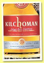 Kilchoman 14 yo 2006/2021 (54.5%, OB, LMDW, Conquête, oloroso hogshead, cask #318) Kilchoman 14 yo 2006/2021 (54.5%, OB, LMDW, Conquête, oloroso hogshead, cask #318)