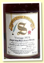 Laphroaig 16 yo 1974/1991 (54.6%, Signatory Vintage, cask #5119, sherry, 225 bottles) Laphroaig 16 yo 1974/1991 (54.6%, Signatory Vintage, cask #5119, sherry, 225 bottles)