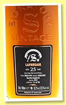 Laphroaig 25 yo 1997/2023 'Symington's Choice' (52.2%, Signatory Vintage, bourbon hogshead, cask #3372, 196 bottles) Laphroaig 25 yo 1997/2023 'Symington's Choice' (52.2%, Signatory Vintage, bourbon hogshead, cask #3372, 196 bottles)