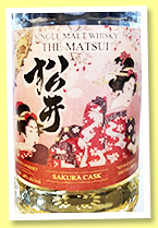 Matsui 'Sakura Cask' (48%, OB, Kurayoshi Distillery, Japan, +/-2022) Matsui 'Sakura Cask' (48%, OB, Kurayoshi Distillery, Japan, +/-2022)